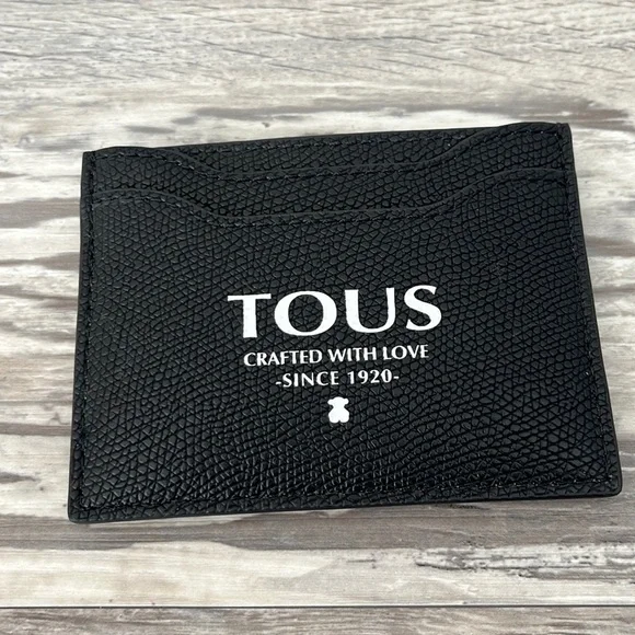 TOUS Black card holder new with tags - Picture 2 of 5